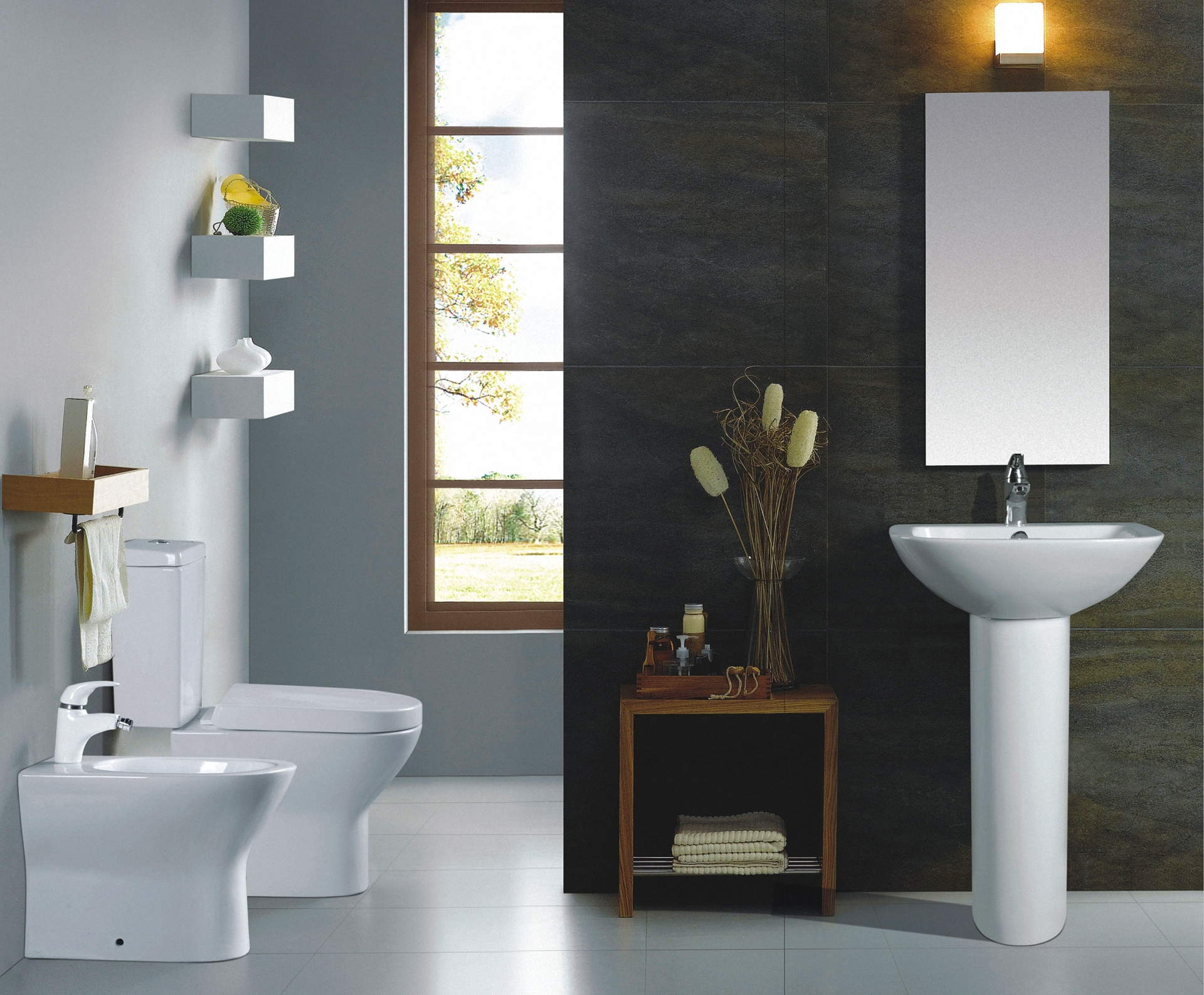 Baño de diseño contemporáneo